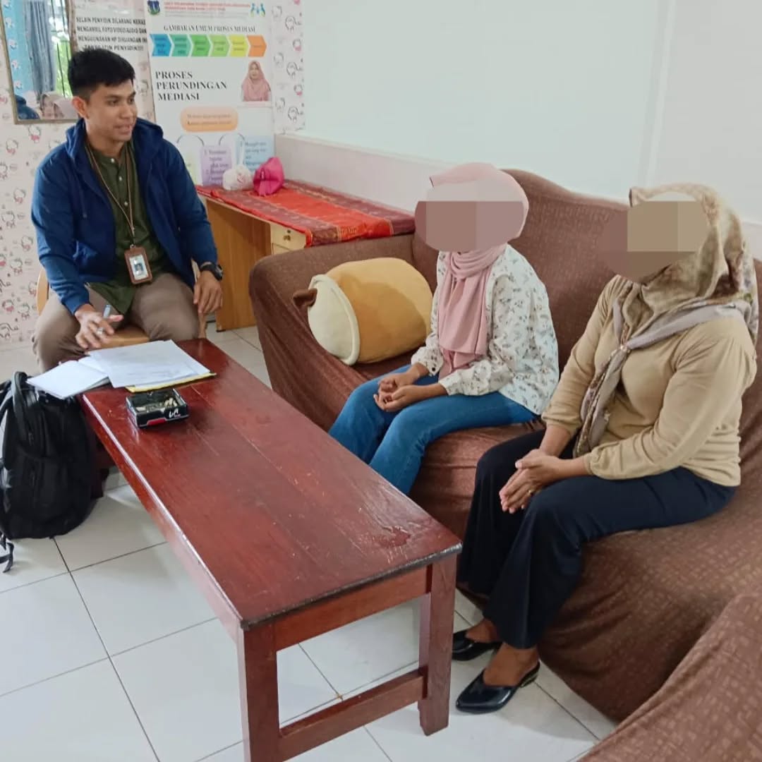Dinas sosial kota tebing tinggiAssesment Korban Tindak Pidana Pencabulan dan Persetubuhan inisial CD (14 tahun) di Polres Tebing Tinggi